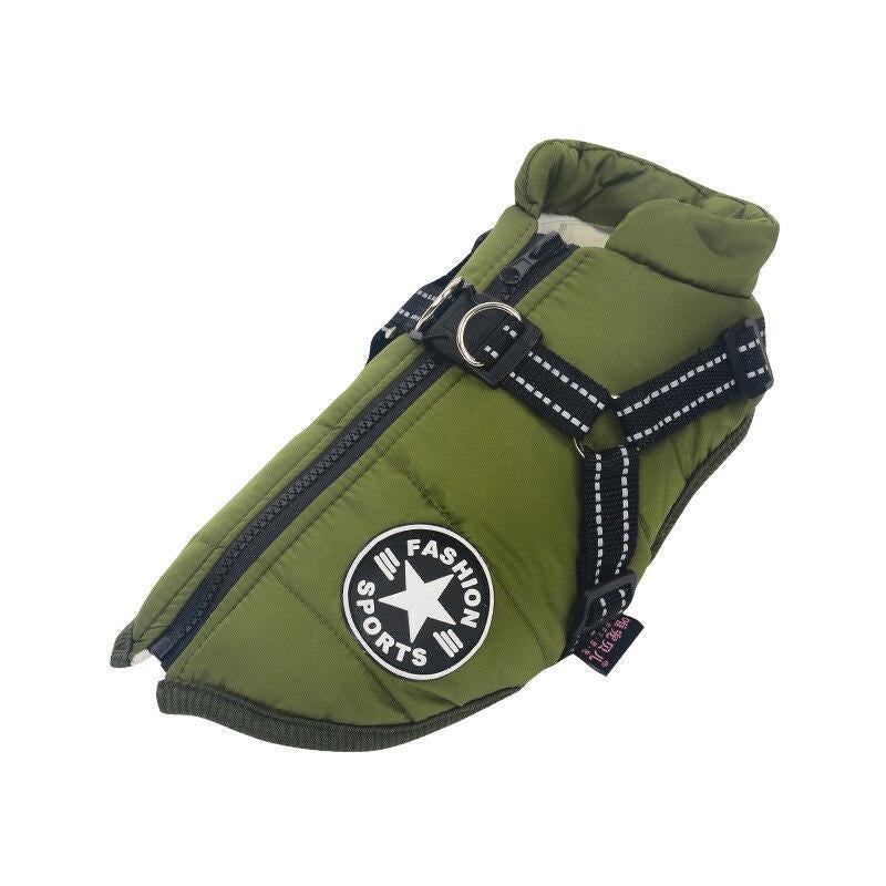 Waterproof Dog Harness Jacket