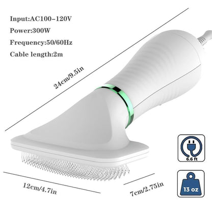 2-in-1 Pet Dryer Brush